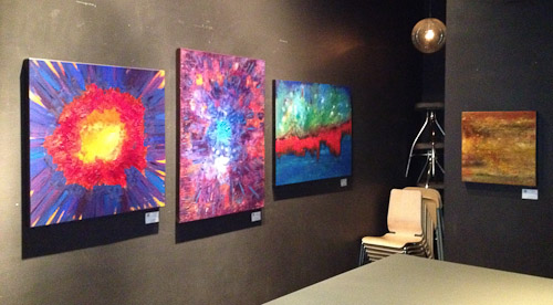 Four paintings